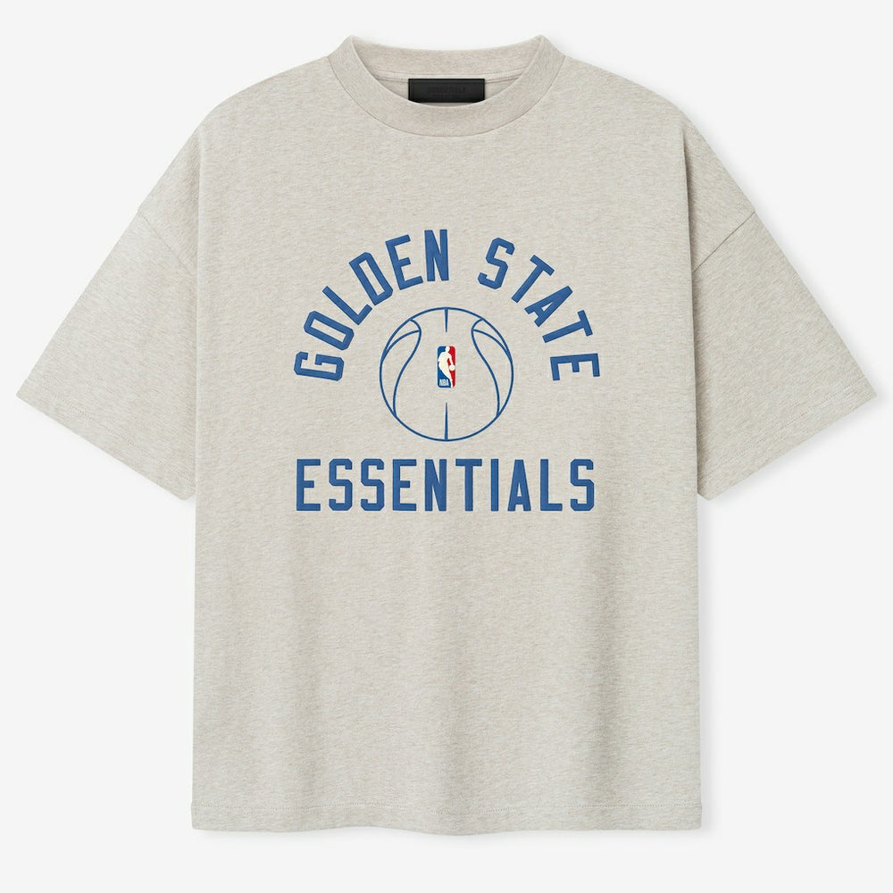 Golden State Warriors Fear of God x Barkley L. Hendricks Unisex 90's T-Shirt Heather Gray - NBA