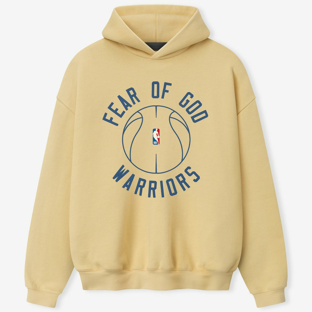 Golden State Warriors Fear of God x Barkley L. Hendricks Unisex 90's Hoodie Gold - NBA