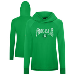 Los Angeles Angels Levelwear Women's St. Patrick's Day Slender Raglan Hoodie - MLB
