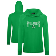 Athletics Levelwear Women's St. Patrick's Day Slender Raglan Hoodie - MLB