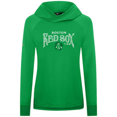Boston Red Sox Levelwear Women's St. Patrick's Day Slender Raglan Hoodie - MLB