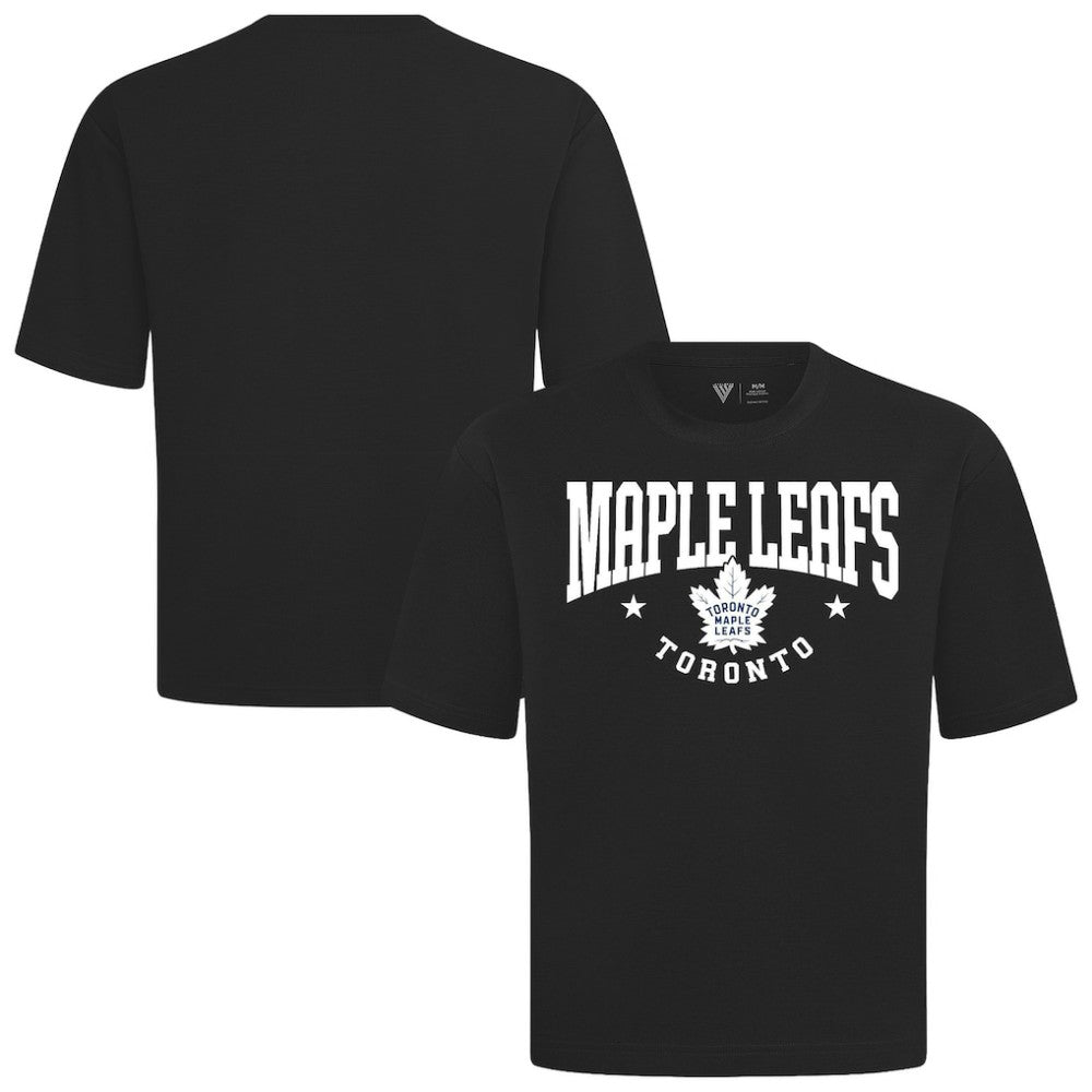 Toronto Maple Leafs Levelwear Luxe Signature Knit T-Shirt - Black - NHL