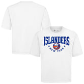 New York Islanders Levelwear Luxe Signature Knit T-Shirt - White - NHL