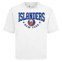 New York Islanders Levelwear Luxe Signature Knit T-Shirt - White - NHL
