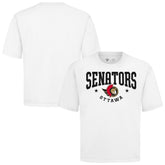 Ottawa Senators Levelwear Luxe Signature Knit T-Shirt - White - NHL