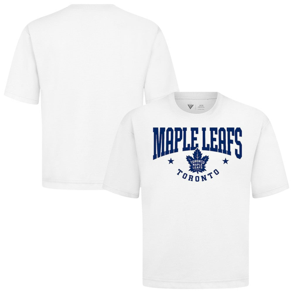 Toronto Maple Leafs Levelwear Luxe Signature Knit T-Shirt - White - NHL