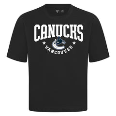 Vancouver Canucks Levelwear Luxe Signature Knit T-Shirt - Black - NHL