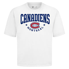 Montreal Canadiens Levelwear Luxe Signature Knit T-Shirt - White - NHL