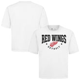 Detroit Red Wings Levelwear Luxe Signature Knit T-Shirt - White - NHL