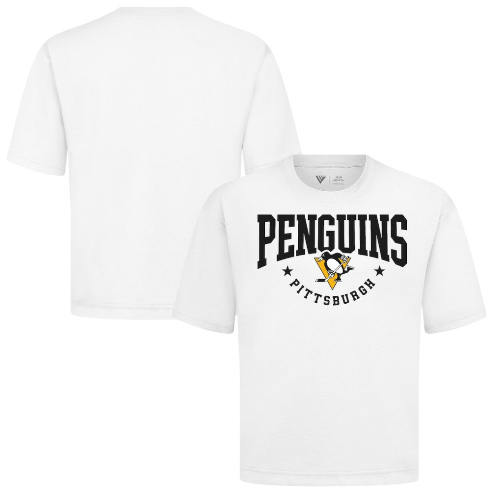 Pittsburgh Penguins Levelwear Luxe Signature Knit T-Shirt - White - NHL