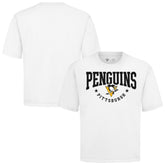 Pittsburgh Penguins Levelwear Luxe Signature Knit T-Shirt - White - NHL