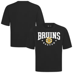 Boston Bruins Levelwear Luxe Signature Knit T-Shirt - Black - NHL