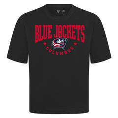 Columbus Blue Jackets Levelwear Luxe Signature Knit T-Shirt - Black - NHL