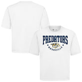 Nashville Predators Levelwear Luxe Signature Knit T-Shirt - White - NHL