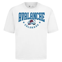 Colorado Avalanche Levelwear Luxe Signature Knit T-Shirt - White - NHL