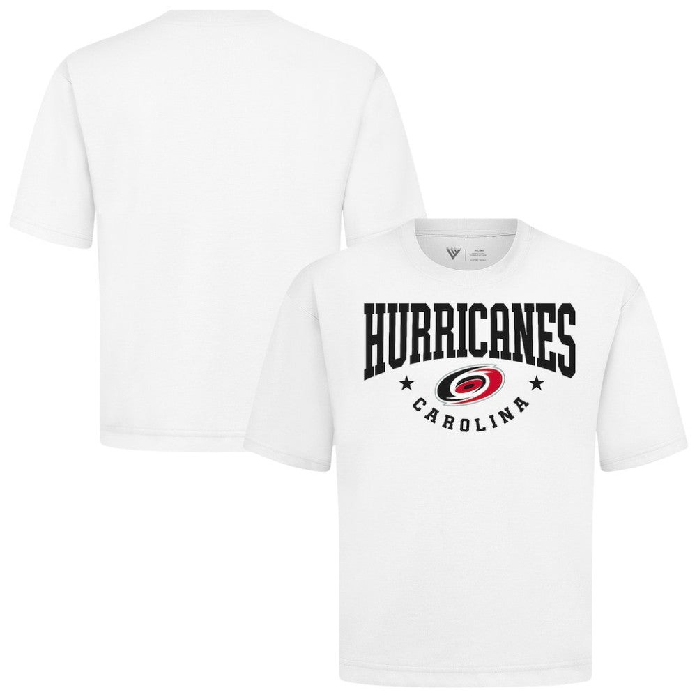 Carolina Hurricanes Levelwear Luxe Signature Knit T-Shirt - White - NHL