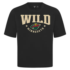 Minnesota Wild Levelwear Luxe Signature Knit T-Shirt - Black - NHL
