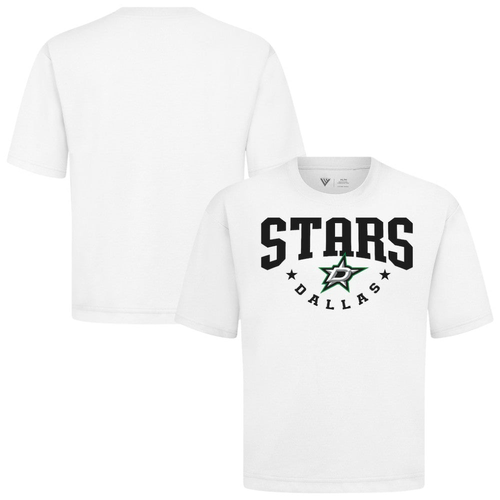 Dallas Stars Levelwear Luxe Signature Knit T-Shirt - White - NHL