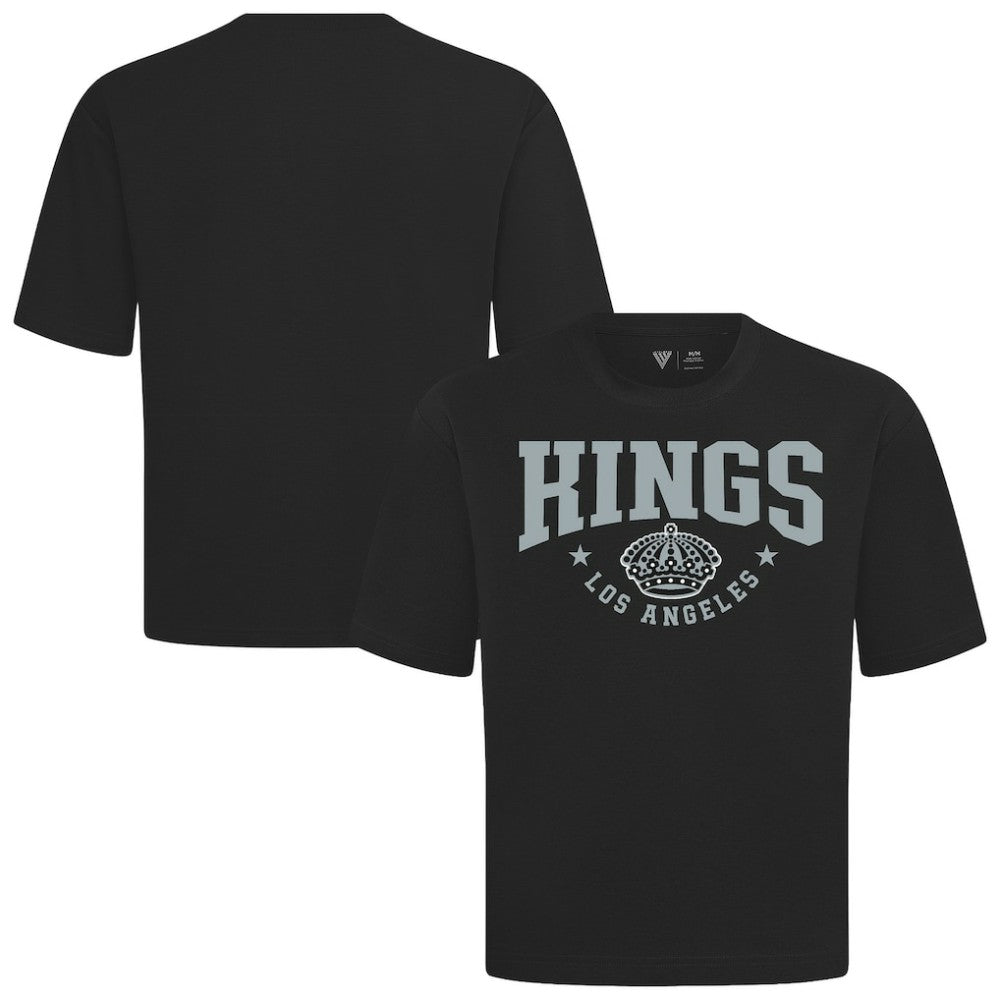 Los Angeles Kings Levelwear Luxe Signature Knit T-Shirt - Black - NHL