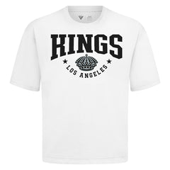 Los Angeles Kings Levelwear Luxe Signature Knit T-Shirt - White - NHL
