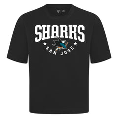 San Jose Sharks Levelwear Luxe Signature Knit T-Shirt - Black - NHL