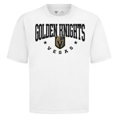 Vegas Golden Knights Levelwear Luxe Signature Knit T-Shirt - White - NHL