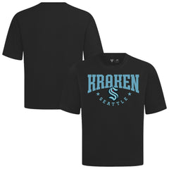 Seattle Kraken Levelwear Luxe Signature Knit T-Shirt - Black - NHL