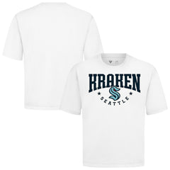 Seattle Kraken Levelwear Luxe Signature Knit T-Shirt - White - NHL