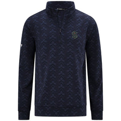 Seattle Kraken Levelwear Chameleon Quarter-Zip Sweatshirt - Navy - NHL