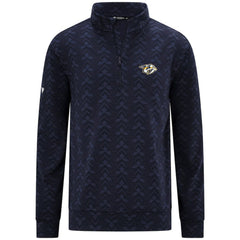Nashville Predators Levelwear Chameleon Quarter-Zip Sweatshirt - Navy - NHL