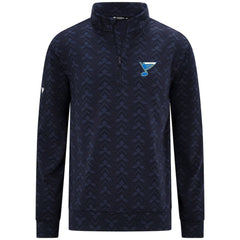 St. Louis Blues Levelwear Chameleon Quarter-Zip Sweatshirt - Navy - NHL