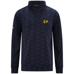 Chicago Blackhawks Levelwear Chameleon Quarter-Zip Sweatshirt - Navy - NHL