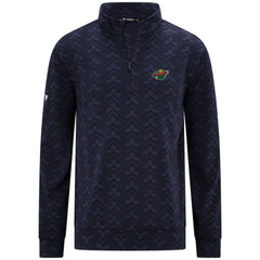 Minnesota Wild Levelwear Chameleon Quarter-Zip Sweatshirt - Navy - NHL