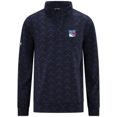 New York Rangers Levelwear Chameleon Quarter-Zip Sweatshirt - Navy - NHL