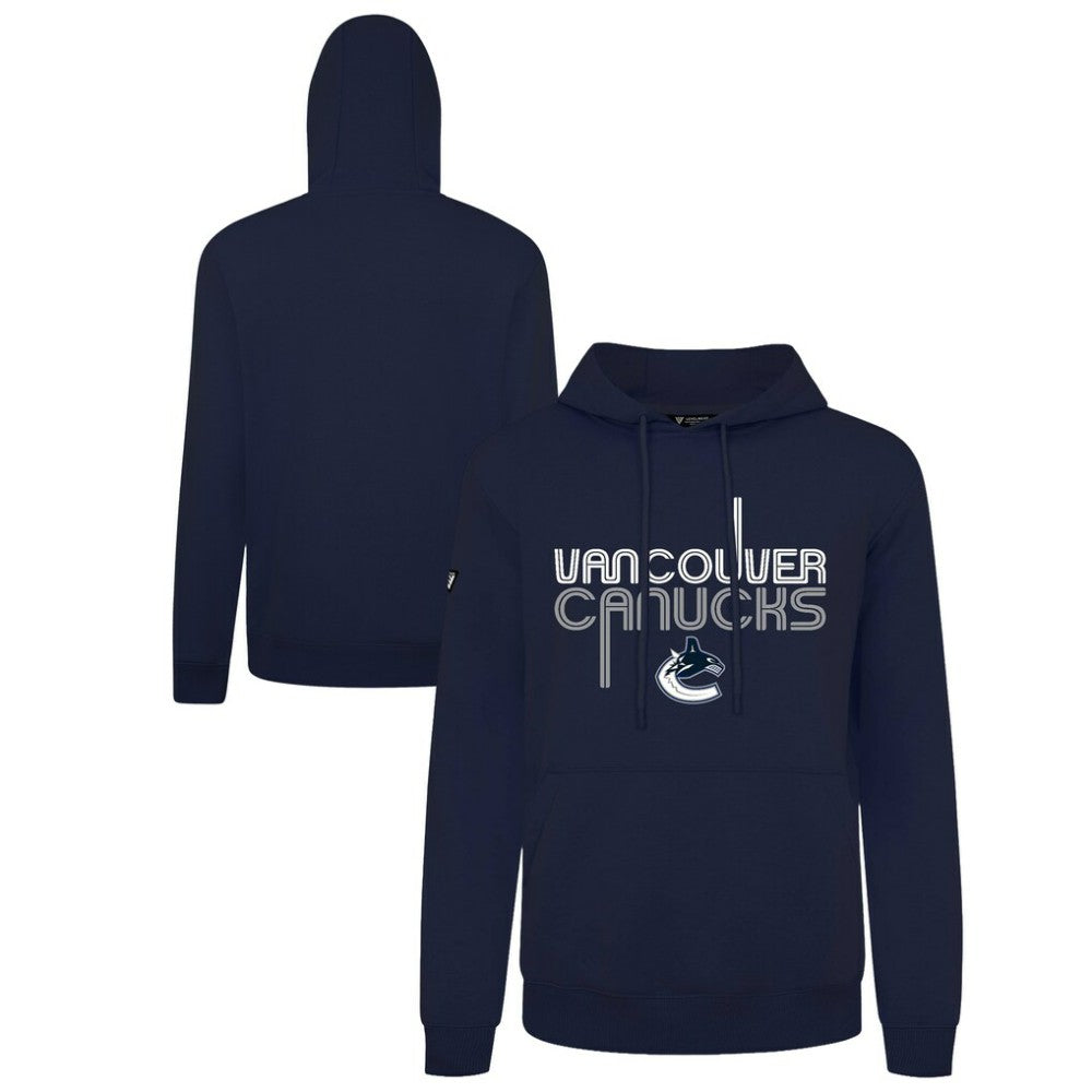 Vancouver Canucks Levelwear Podium Lanes Hoodie - Navy - NHL