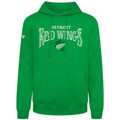 Detroit Red Wings Levelwear St. Patrick's Day Podium Hoodie - Green - NHL