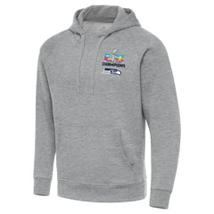 Seattle Seahawks Antigua Super Bowl LX Champions Victory Hoodie Heather Gray | NFL