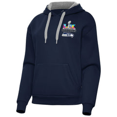 Seattle Seahawks Antigua Women's Super Bowl LX Champions Victory Hoodie College Navy | NFL