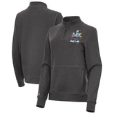 Seattle Seahawks Antigua Women's Super Bowl LX Champions Crush Quarter-Zip Pullover Charcoal | NFL