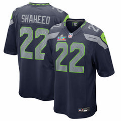 Rashid Shaheed Seattle Seahawks Super Bowl LX Patch Game Jersey College Navy | Nike for Sale
