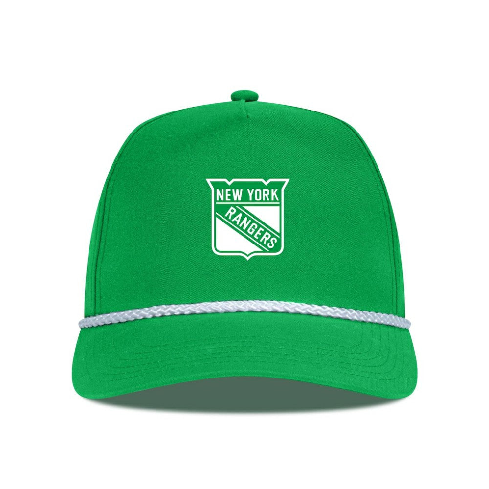 New York Rangers Levelwear St. Patrick's Day Gambit Rope Adjustable Hat - Kelly Green - NHL