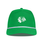 Chicago Blackhawks Levelwear St. Patrick's Day Gambit Rope Adjustable Hat - Kelly Green - NHL