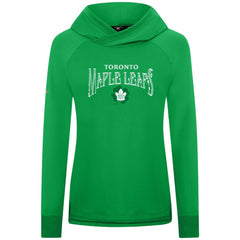 Toronto Maple Leafs Levelwear Women's St. Patrick's Day Slender Raglan Hoodie - Kelly Green - NHL