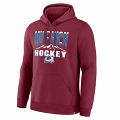 Colorado Avalanche Hometown Graphic Hoodie - Burgundy - NHL