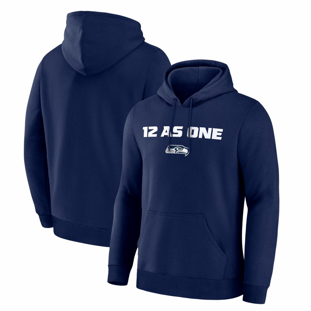 Seattle Seahawks Super Bowl LX 12 as One Hoodie College Navy | NFL