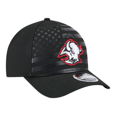 Buffalo Sabres New Era Game Day Stealth Flag 9FORTY A-Frame Adjustable Hat - Black - NHL