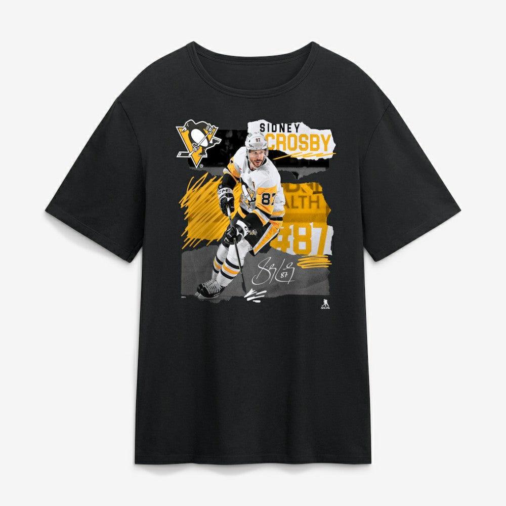 Sidney Crosby Pittsburgh Penguins Fresh Ice T-Shirt - Black - NHL