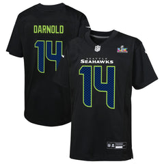 Sam Darnold Seattle Seahawks Youth Super Bowl LX Carbon Fashion Game Jersey Black | Nike for Sale