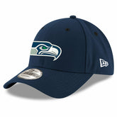 Seattle Seahawks New Era Youth 9FORTY Adjustable Hat College Navy | NFL