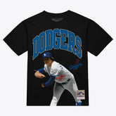Fernando Valenzuela Los Angeles Dodgers Mitchell & Ness Photo Arch Player Graphic T-Shirt - MLB
